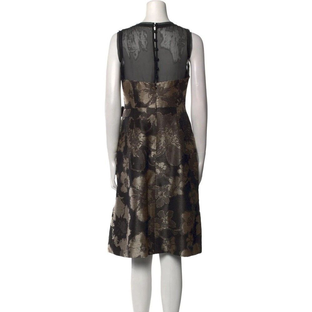Carolina Herrera Knee-Length Dress US 10 Black - Picture 8 of 15
